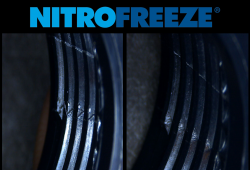 Black PEEK Coupling Ring (Cryogenic Deflashing)