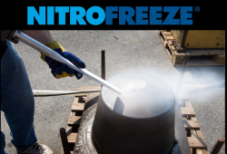 Dry Ice Blasting – Dry ice removing mold release and EPBM rubber build up from steel mold