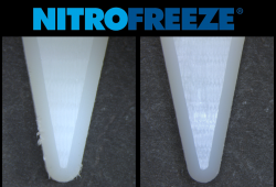 Cryogenic PEEK Deburring- Custom Tray