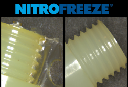 Polyurethane Threaded Hex Nut (Cryogenic Deflashing)