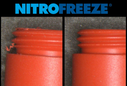 Cryogenic Turcite® Deburring- Orange Power Nut