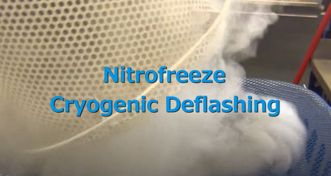 amodel | cryogenic deflashing | deflashing glass-filled nylon parts